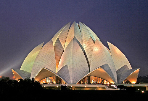 Bahai Lotus temple by jonclark2000.