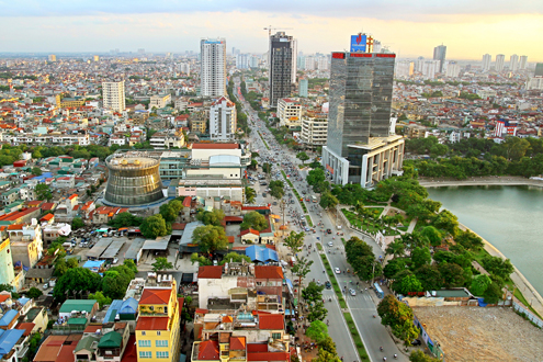 "Hà Nội dưới nắng chiều" của naduytuong.