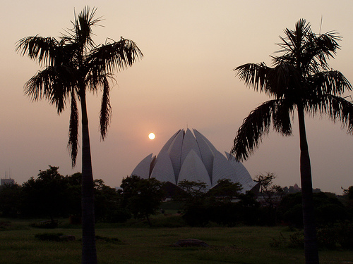 New Delhi Lotus Temple by Chhanda.