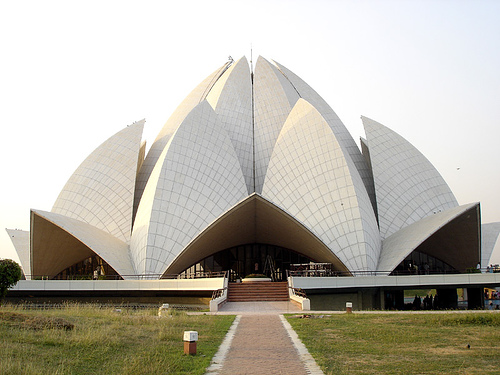 Lotus Temple in Delhi by Jagdish Yadav.