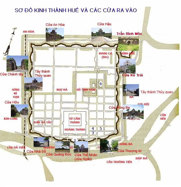 slide0005 Kinh thành Huế có bao nhiêu cửa ?